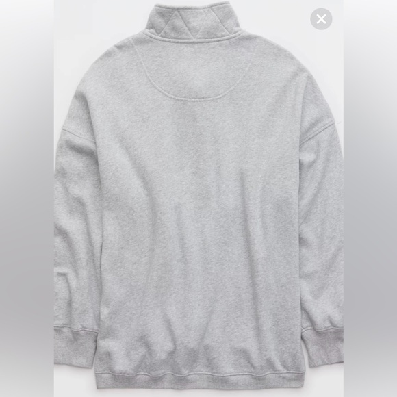 Aerie Getaway Quarter Snap Sweatshirt - Picture 2 of 10